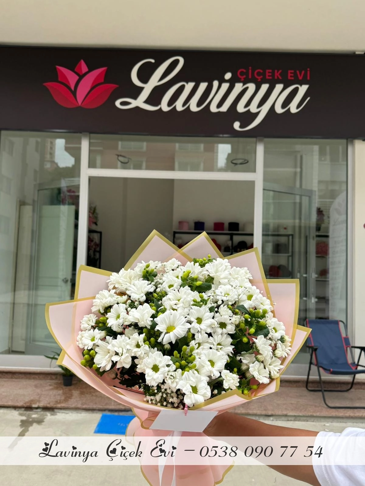 Beyaz Papatya Buketi