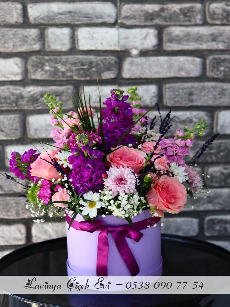 Kutuda Renkli Çiçekler