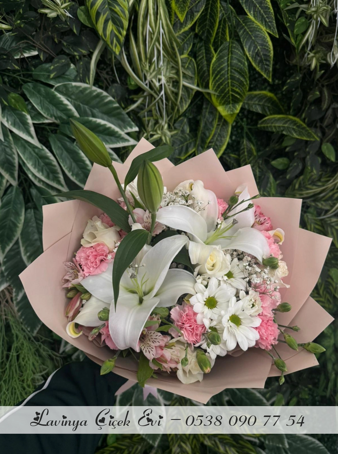 Lilyumlu Soft Buket