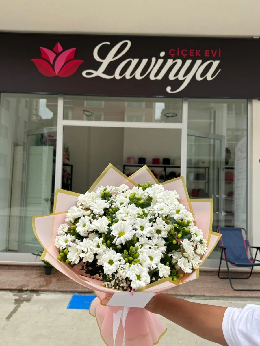 Beyaz Papatya Buketi