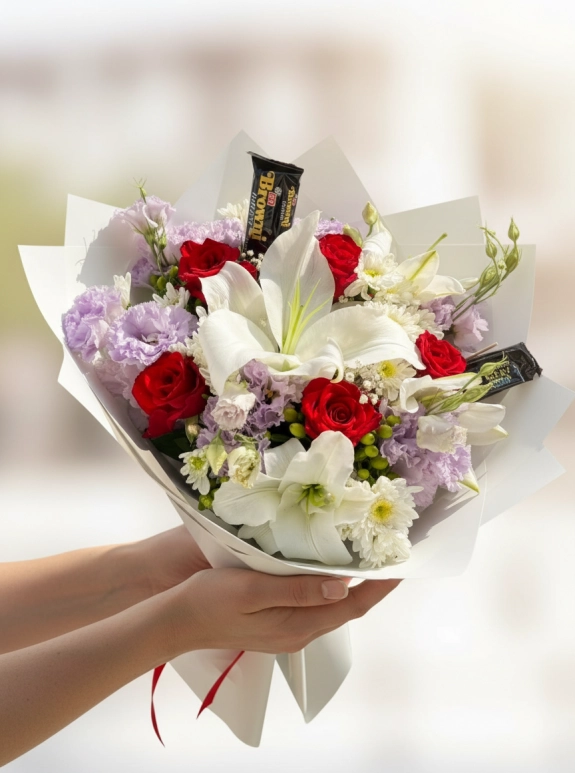Lilyumlu Karışık Buket