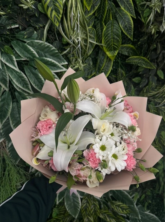 Lilyumlu Soft Buket