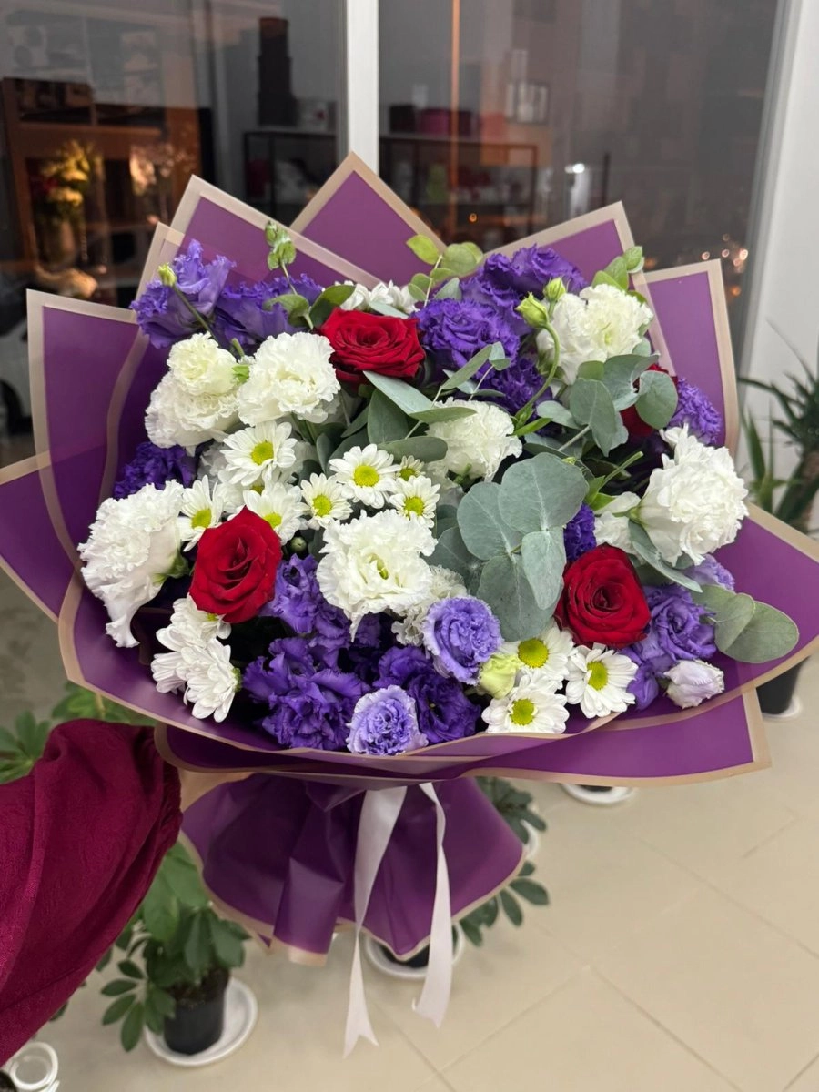 Mor Sevdası Karışık Buket