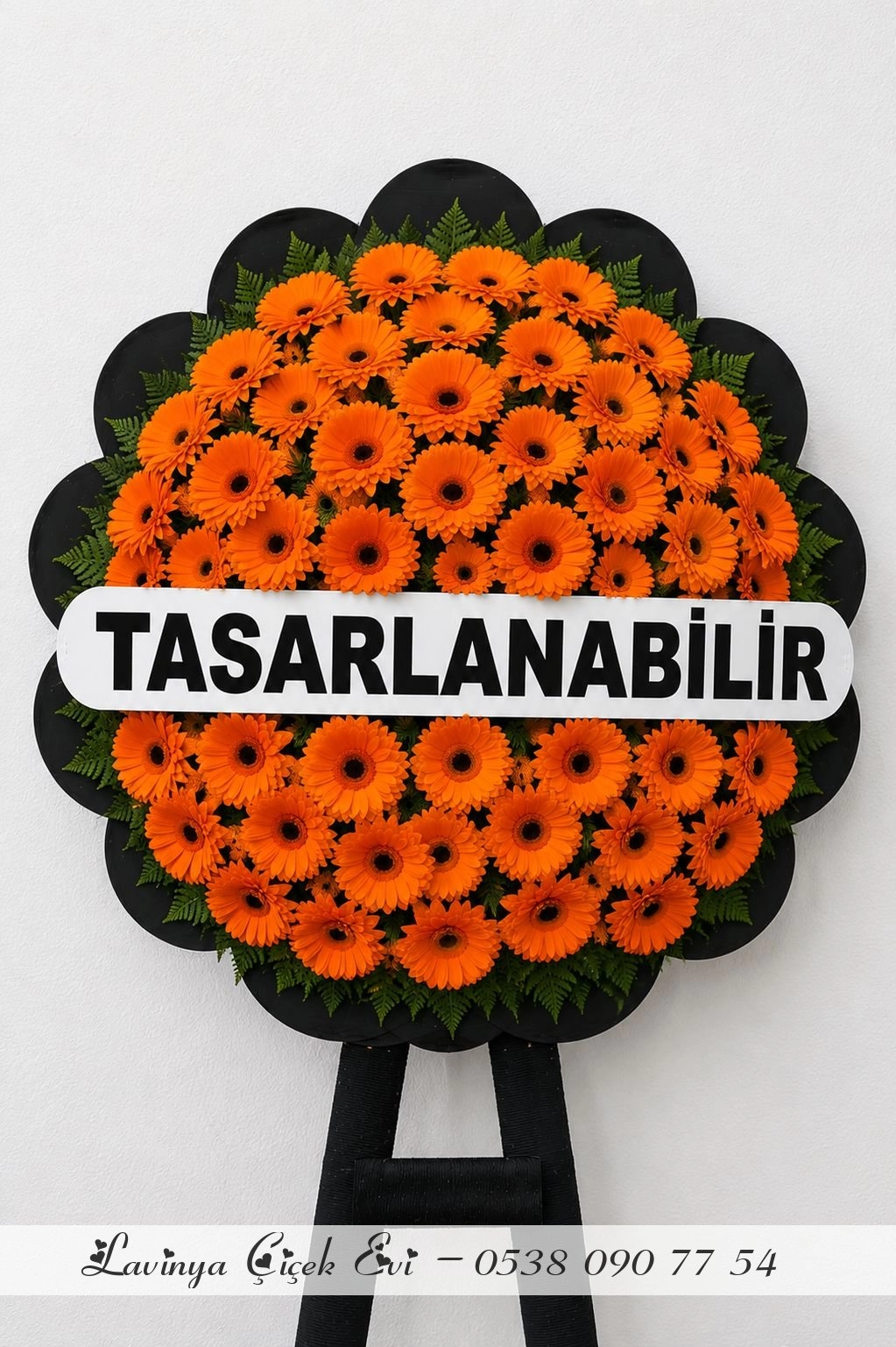Turuncu Cenaze Çelengi